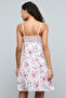 Floral Print Strappy Padded Nightdress - 6