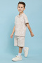 Jacquard Shirt and Shorts Set - 2