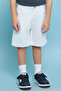 Solid Shorts with Button Closure