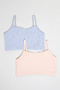 2 Pack Solid Bralettes