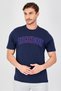 Men Sportswear Fit Short Sleeve Outdoor T-Shirt, Navy