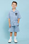 Mickey Mouse Embroidered Shirt and Shorts Set