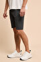 Solid Shorts with Drawstring Waist - 5