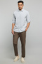 Striped Shirt with Classic Collar and Long Sleeves - 4