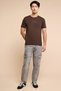 Print Detail T-Shirt with Crew Neck and Short Sleeves - 3