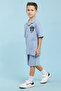 Mickey Mouse Embroidered Shirt and Shorts Set - 2
