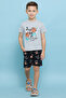 Printed T-Shirt and Shorts Set