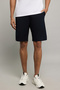 Solid Active Shorts with Elastic Waist