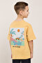 Embroidered T-Shirt with Crew Neck and Short Sleeves - 6