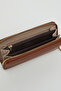 Textured Zippered Wallet - 5