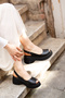 64003 Genuine Leather Thick Soled Sandals
