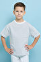 Striped T-Shirt with Crew Neck and Short Sleeves