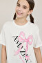 Printed T-Shirt with Crew Neck and Short Sleeves - 3
