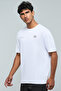 Printed T-Shirt with V-Neck and Short Sleeves - 5