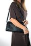 1802 Black Print Patent Leather Women's Crossbody Bag - 3