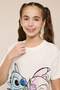 Angel & Stitch T-Shirt with Crew Neck and Short Sleeves - 5