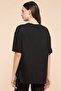 Solid Oversized Active T-Shirts with Crew Neck and Short Sleeves - 6