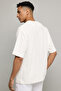 Solid T-Shirt with Crew Neck and Short Sleeves - 5