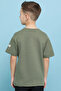Printed T-Shirt with Crew Neck and Short Sleeves - 4