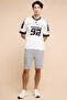 Printed T-Shirt with Crew Neck and Short Sleeves - 3