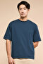Solid T-Shirt with Crew Neck and Short Sleeves