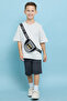 Batman Print T-Shirt with Crossbody Pouch