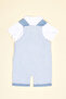 Solid Shirt with Romper Set - 2