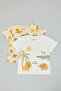 2 Pack Printed T-Shirts with Short Sleeves