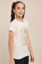 Graphic Print T-Shirt with Crew Neck and Short Sleeves - 3