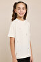 Embellished T-Shirt with Crew Neck and Short Sleeves - 3