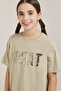 Sequined T-Shirt with Crew Neck and Short Sleeves - 3