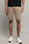 Solid Active Shorts with Elastic Waist