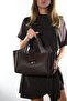 4004 Brown Floter Women's Shoulder Bag - 2