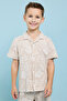 Jacquard Shirt and Shorts Set - 5