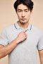 Contrast Trim Polo T-Shirt with Shirt Sleeves - 4