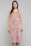 Paisley Print V-Neck Sleeveless Nightdress - 2