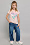Printed T-Shirt with Crew Neck and Short Sleeves - 2