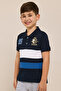 Color Block Polo T-Shirt with Short Sleeves - 4