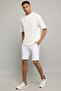 Solid Shorts with Drawstring Waist - 2