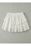 Women's Floral Printed - Lycra Short Sleeve Body Tee Crop-Short Skirt Bottom Top Set - 3
