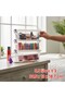 Set of 3 5.5 Liter (5.5X3) Horizontal Food Storage Containers with Plastic Locking Lids Kitchen Interior-Exterior Organizer