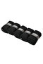 Seamless Bamboo Socks Black Color Men's Socks with Stripe Detail Boxed 5 Pairs Premium Long Socks - 2