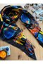 Soft and Healing Shawl Pareo with Abstract Patterns of Cats That Will Hug You with Love. - 2