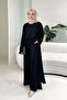 Triple Combed Cotton Trouser Set - Black