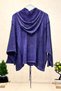 Organic Knitwear Cardigan with Mesh Hood and Sleeves, Machine Washable - 2