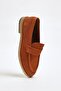 Tony Model Genuine Suede Leather Leather Sole Loafers Shoes - 4