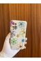 Oppo A54 Flower Printed Velvet Inside Silicone Phone Case