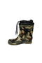 Camouflage Patterned Rubber Boots with Wool Inside - 2