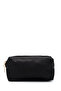 Zc257 Fabric Women's Makeup Bag Silvery Black
