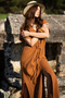 Kibele Pure Woven 100% Cotton Muslin Bohemian Dress - 3